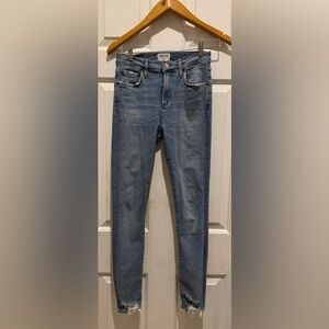 AGOLDE Jeans Sophie Hi Rise Skinny Scheme Color Denim Size 26